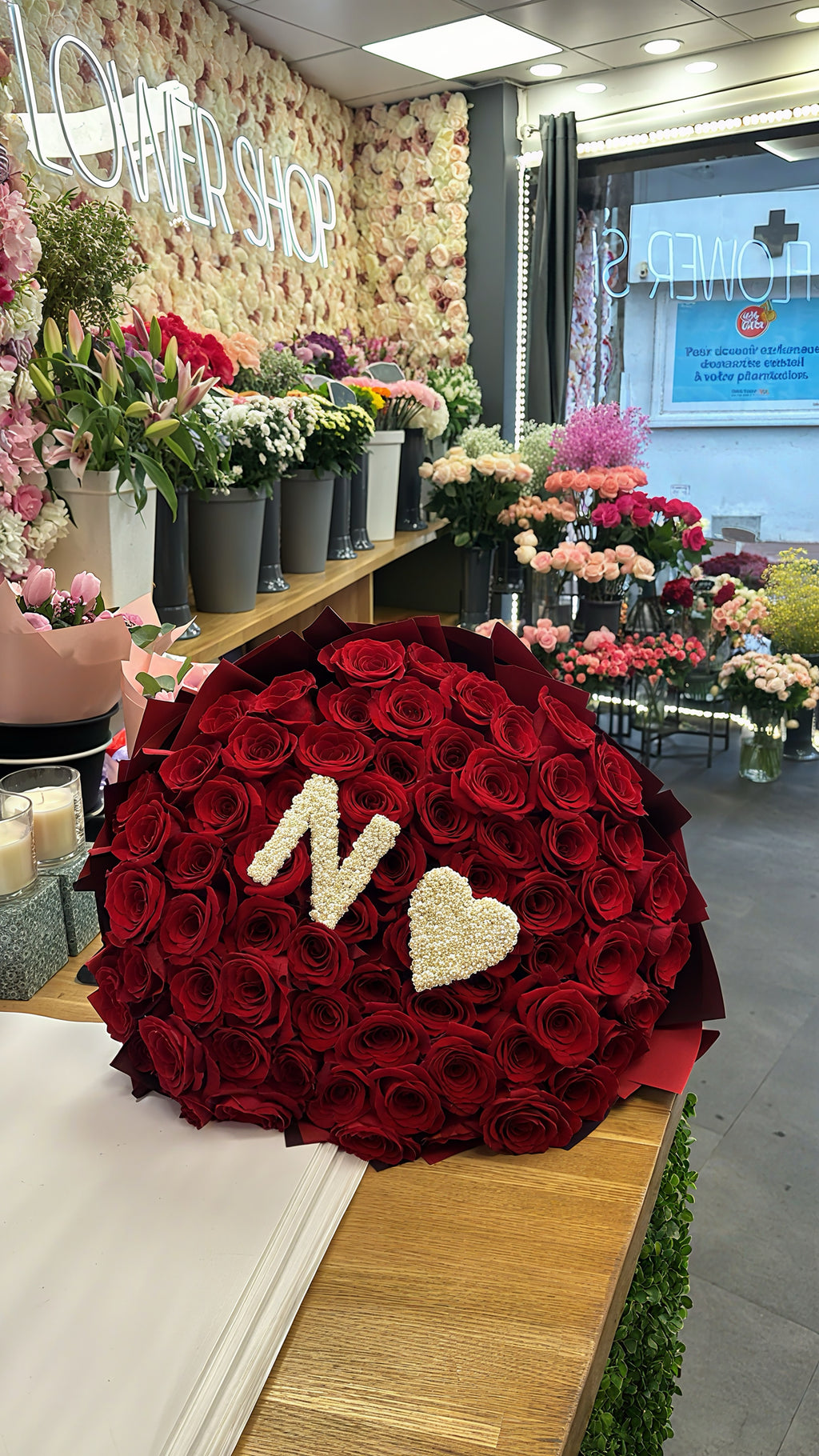 BOUQUET  BIG INITIALE