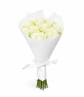 BOUQUET 10 ROSES BLANCHES
