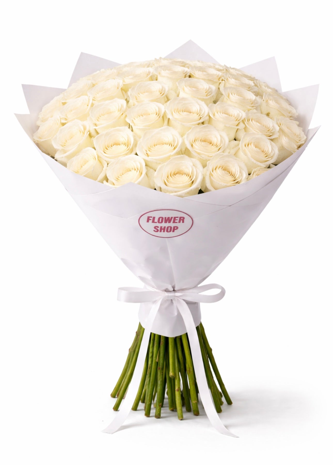 51 WHITE ROSES