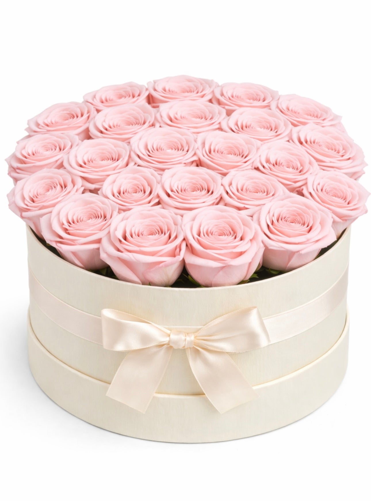 BOXE 25 ROSES ETERNELLES PINK