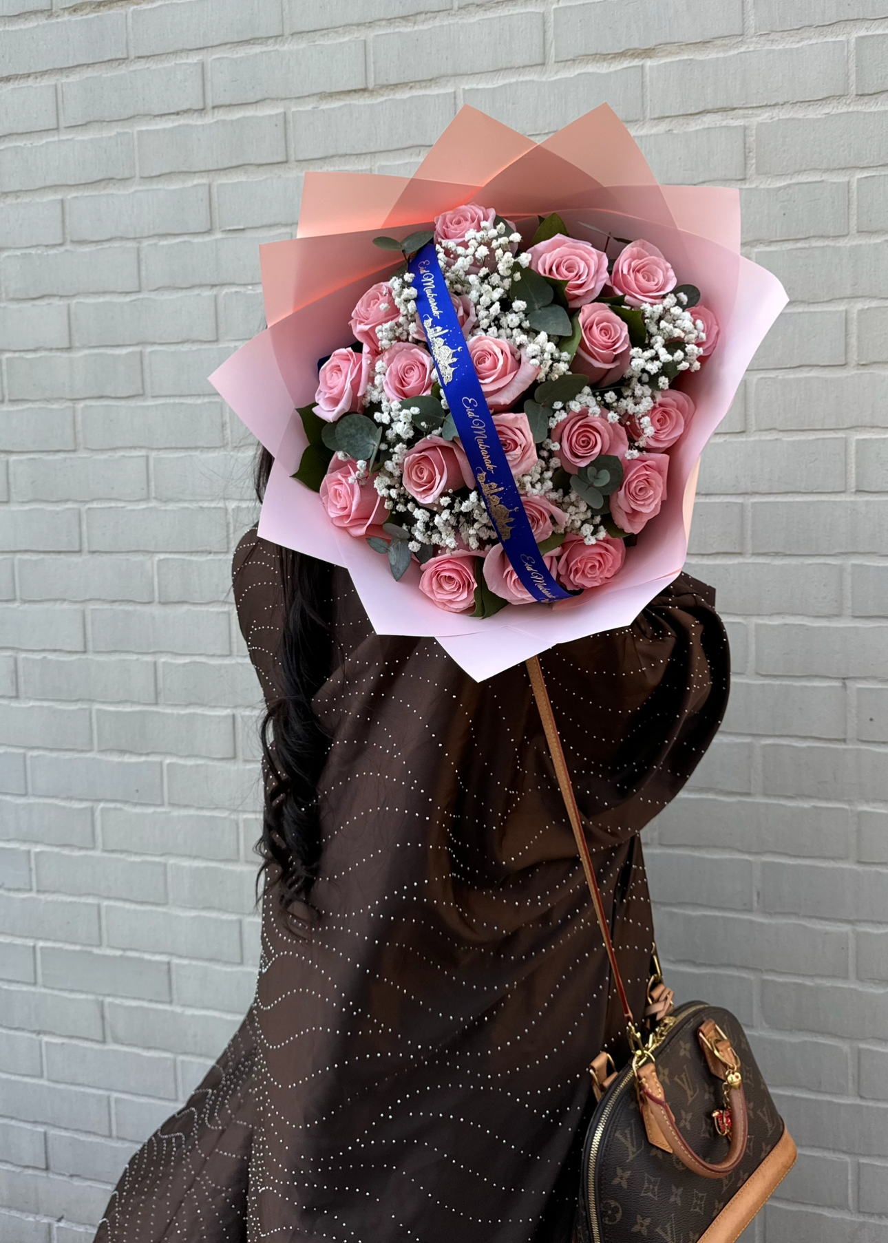 BOUQUET EID ROSES PINK 🌙🩷