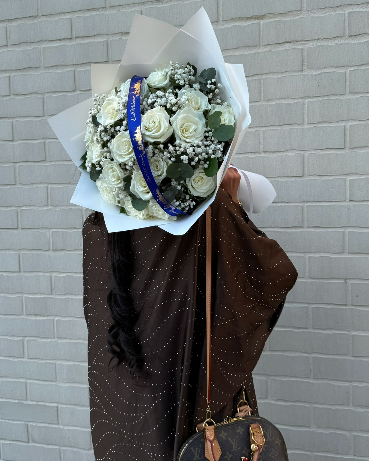 BOUQUET EID ROSES BLANCHES 🌙🤍