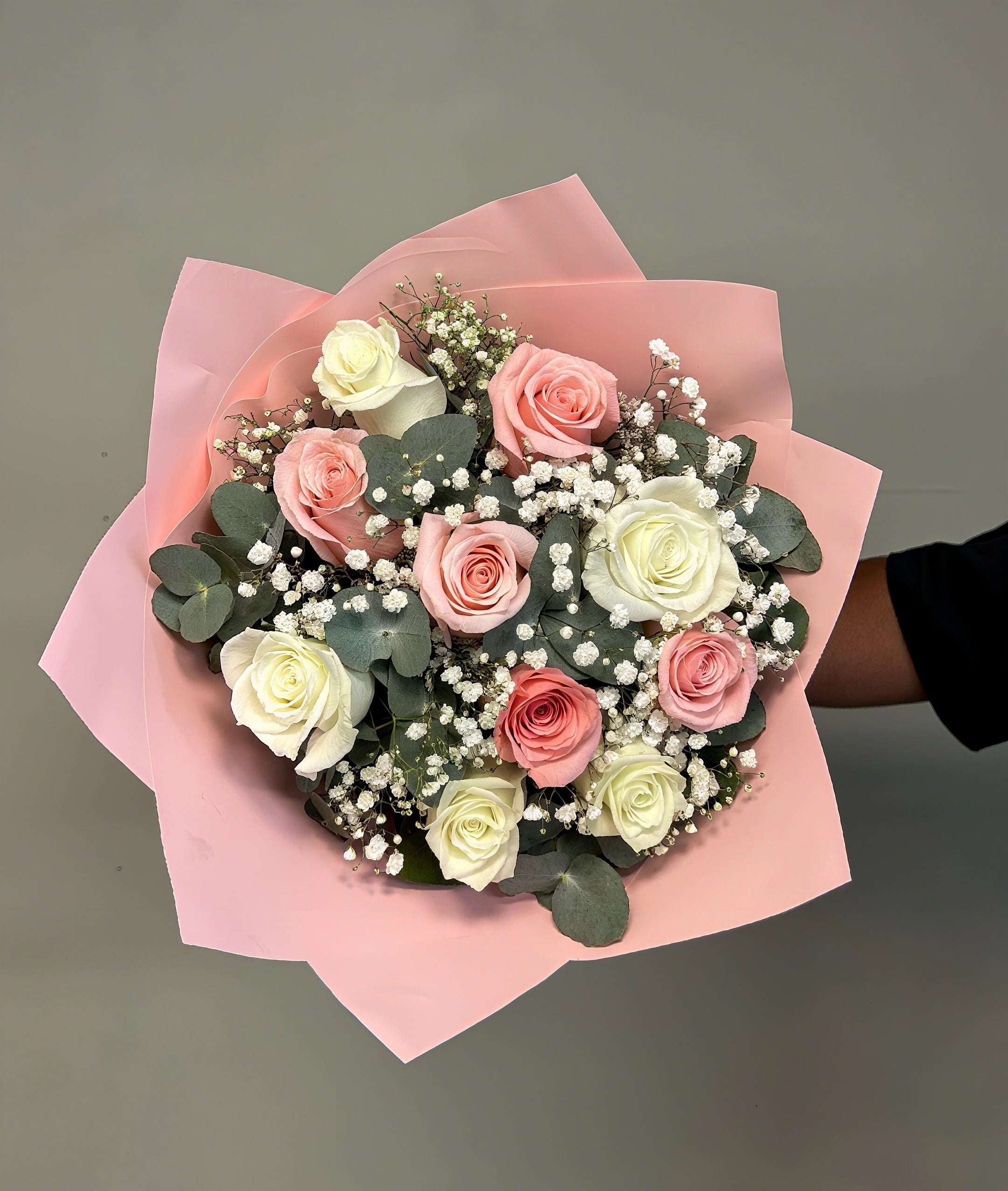WHITE & PINK MEDIUM