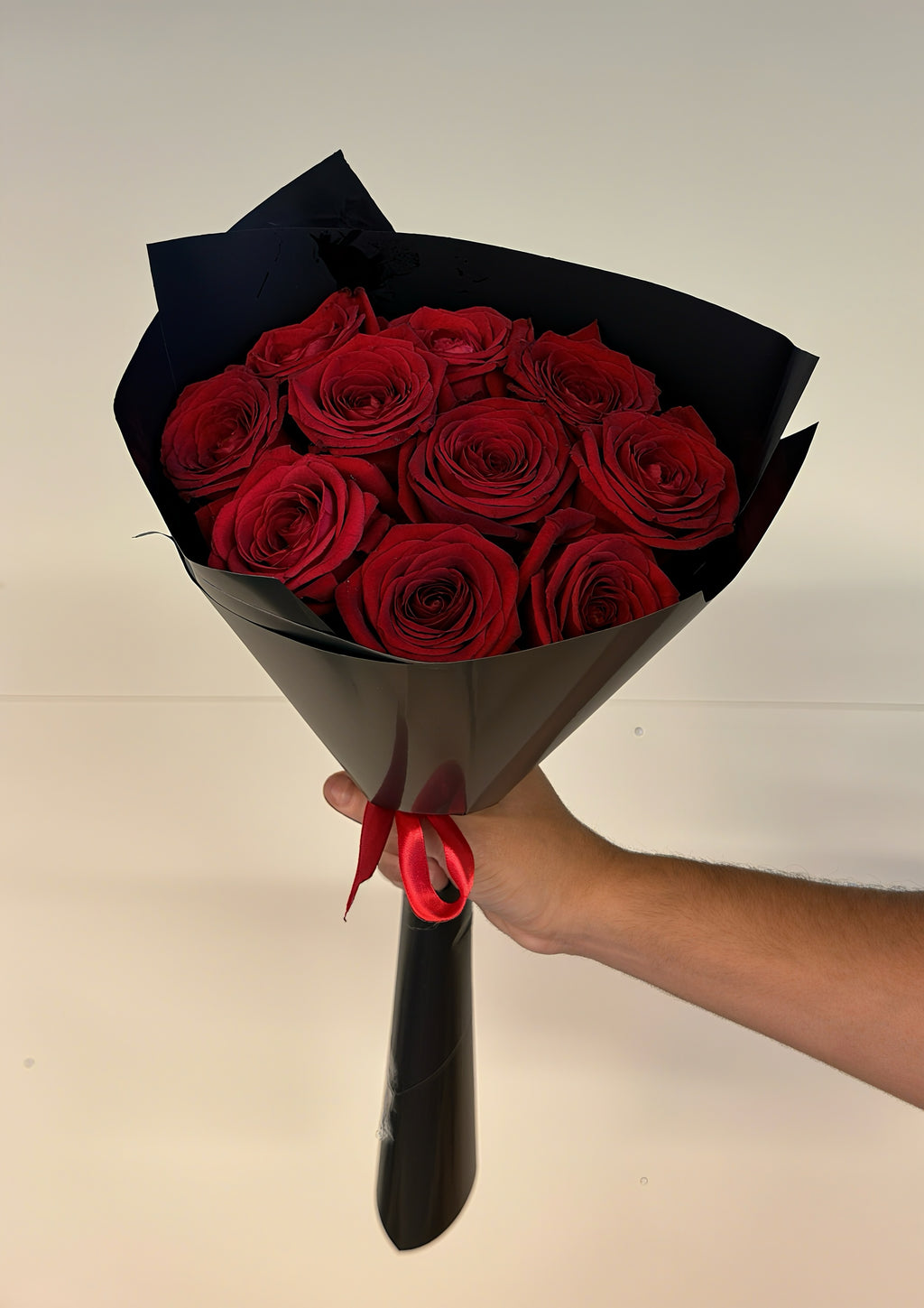 BOUQUET 10 ROSES ROUGES ❤️