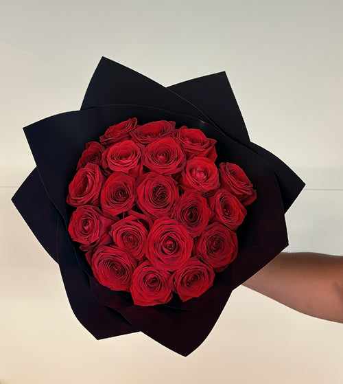 BOUQUET 20 ROSES ROUGES