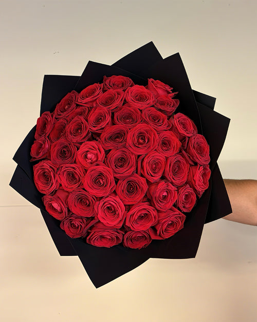 BOUQUET 40 ROSES ROUGES