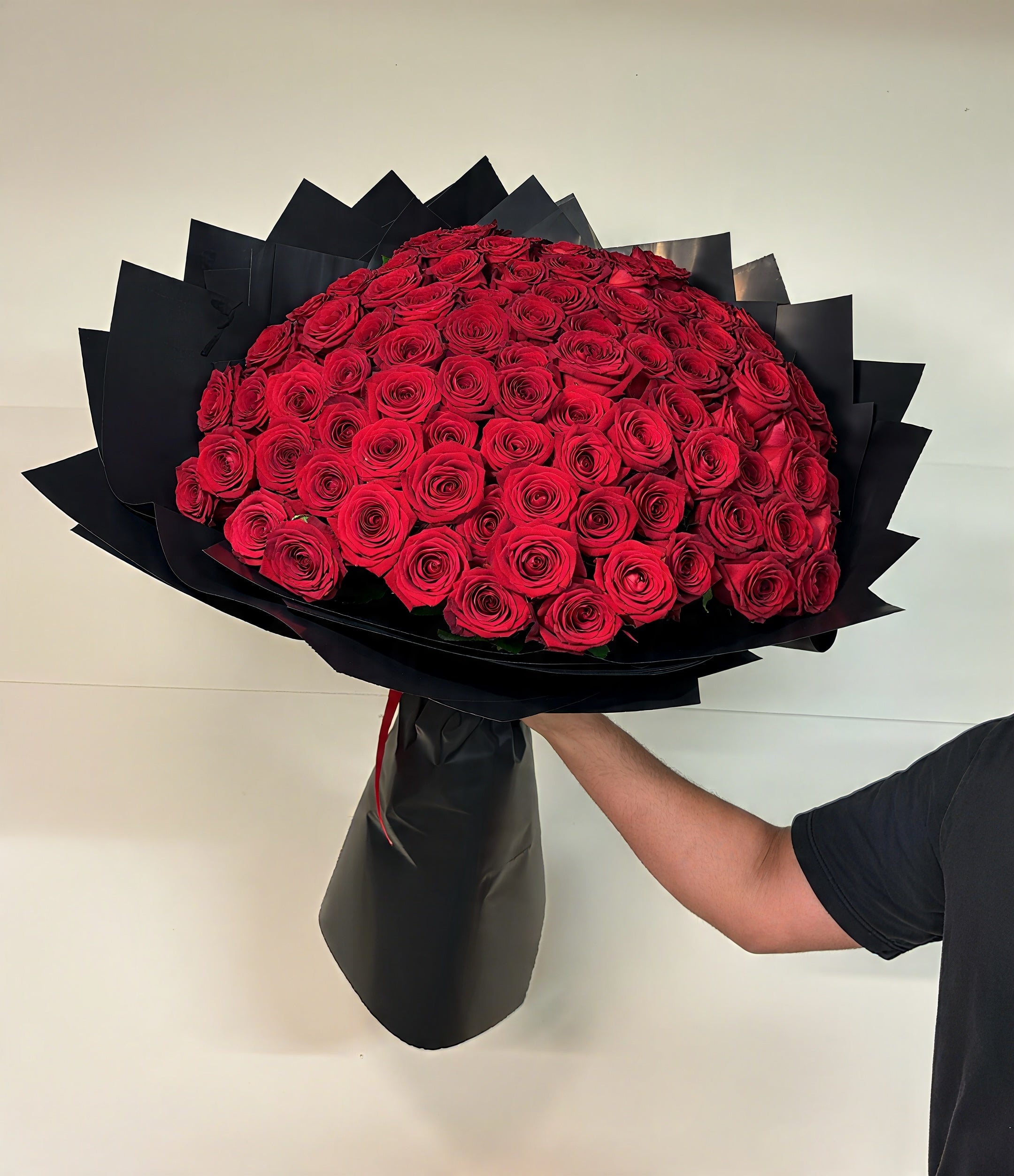 BOUQUET 101 ROSES ROUGES