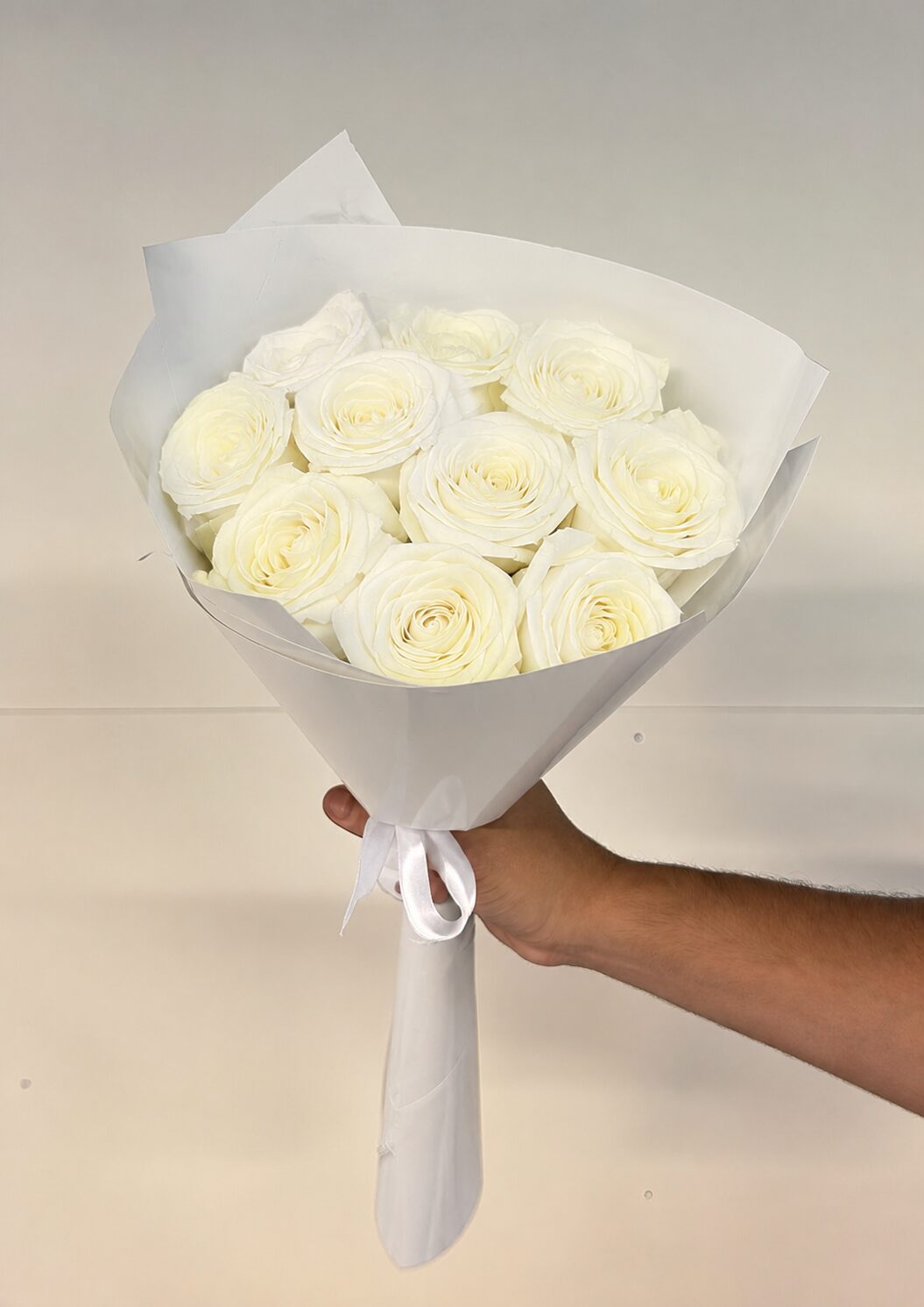 10 Roses Blanches