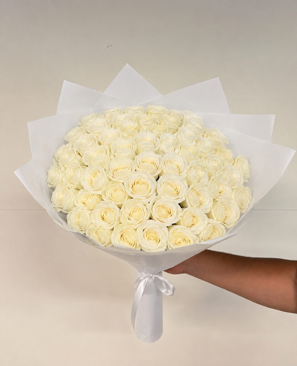 50 Roses Blanches
